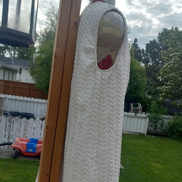 Homemade long knit vest - Picture 4 of 4